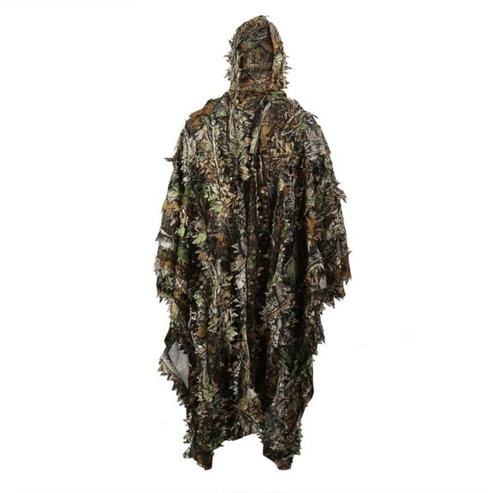 Vêtements de camouflage Ghillie costumes 3D feuillus pour homme