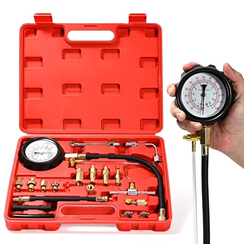 NP Diesel Fuel Pressure Gauge Kit Petrol Fuel Pressure Tester Fuel Injection Pump Diagnostic Tool