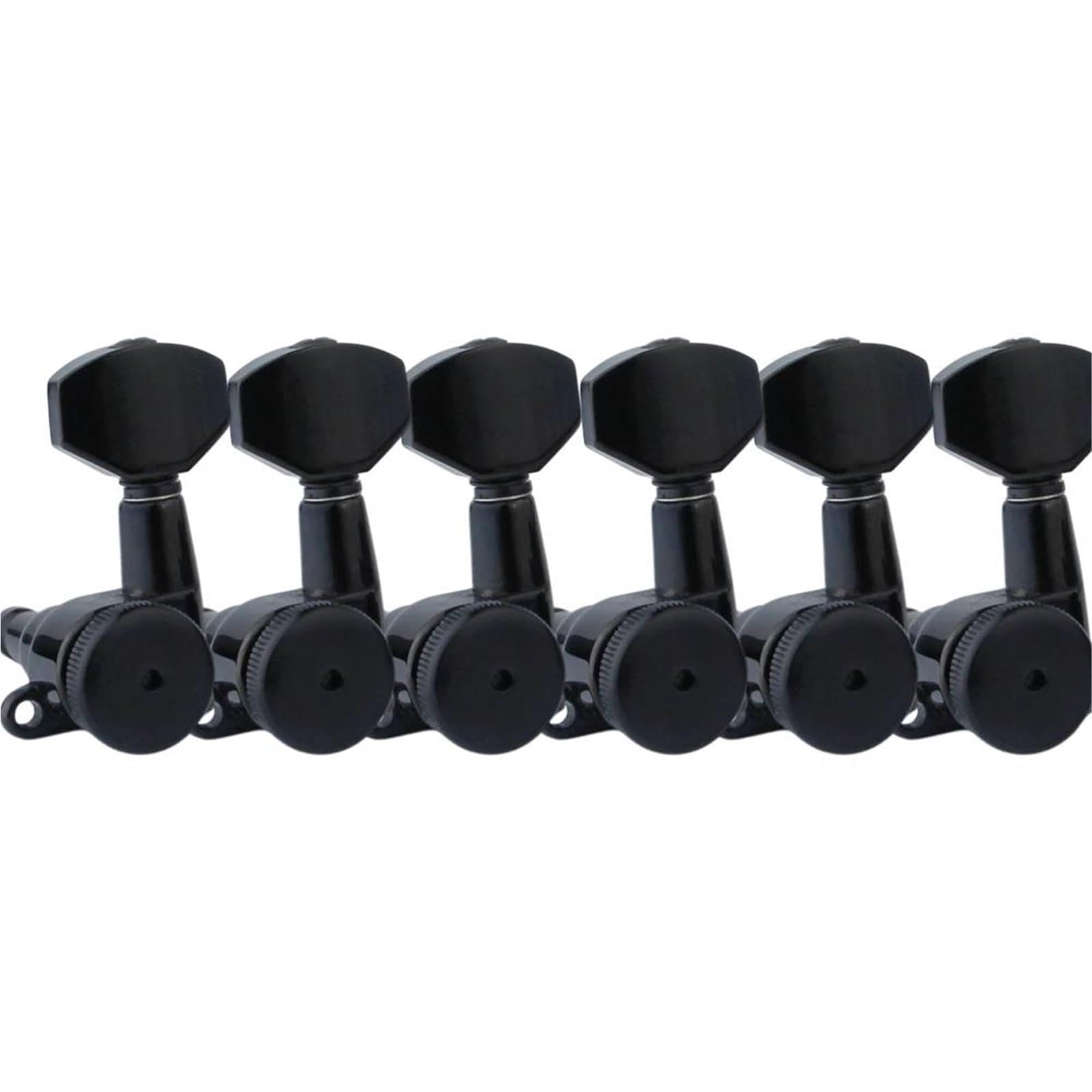 Clavijeros Bloqueo 1 Juego De Afinadores Guitarra Con Bloqueo (negro)(6L)