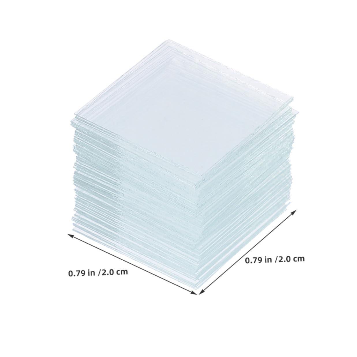 500Pcs Glass Microscope Slides and Cover Slips Lab Accessory Specimen Preparation Consumables for Educational and Laboratory Use