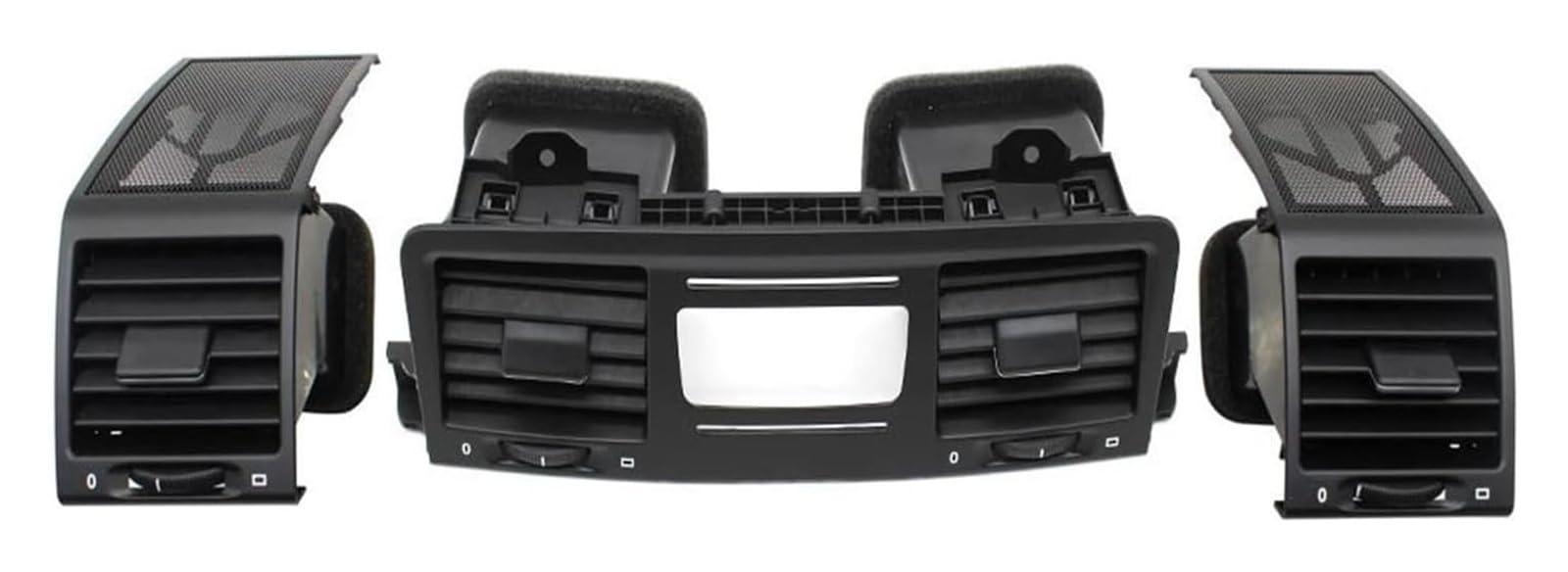 Air Vent Deflector Outlet For G Class W463 4636807408 4636807508 LHD RHD Left Right Middle AC Vent Grille Air Conditioning Outlet Assembly(Front-B 3pcs Set)