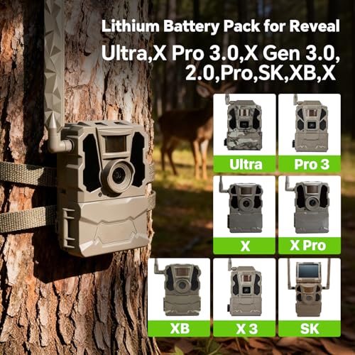 Image of New Reveal Camera Rechargeable Lithium Battery with 4 Port Battery Charger
