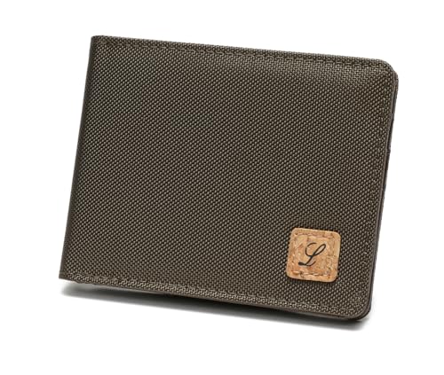 Image of Lanyani Minimalist Fabric Wallet Bifold RFID Blocking