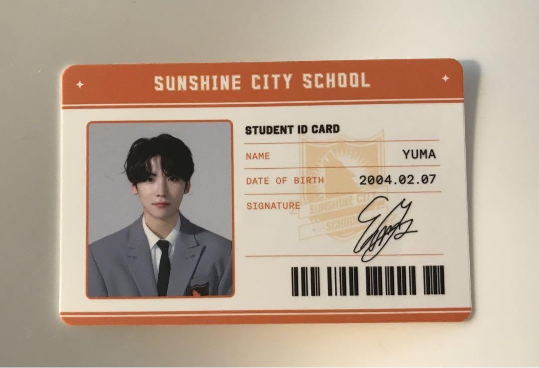 m*u様 &TEAM HARUA IDカード TEAM FIRST HOWLING WE YUMA Yuma Student ID Card : Amazon.ca