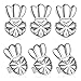Magic Secure Ear Lifters, Adjustable Pierced Earring Backs, Silver Earring Backs for Drooping Earrings 3 Pairs Per Set