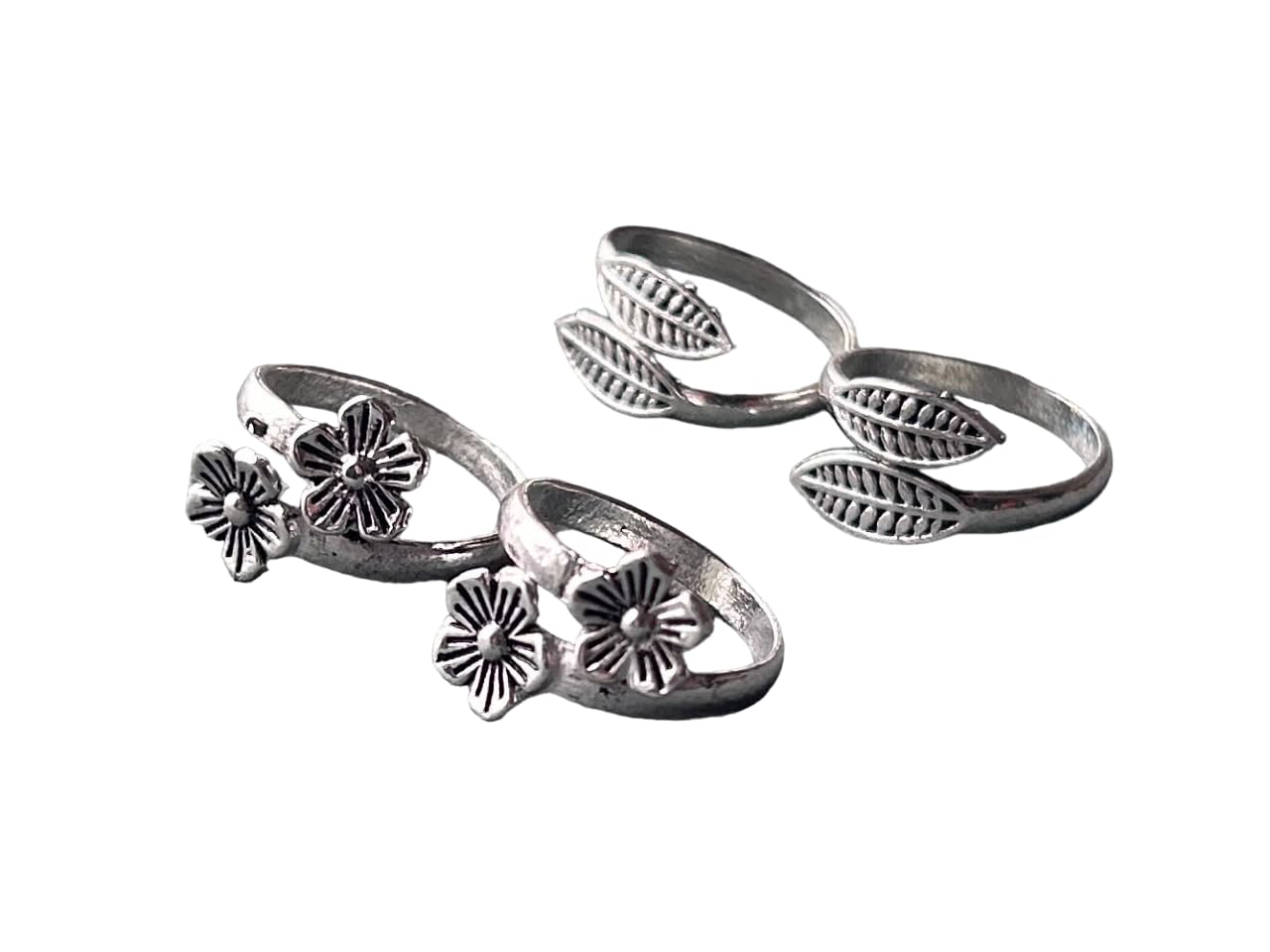 Women & Girls Metal Plated Fancy Toe Ring Adjustable Bichiya/Leg Finger Ring-Combo-2 (A_C_P_110752_Multi)-image-49
