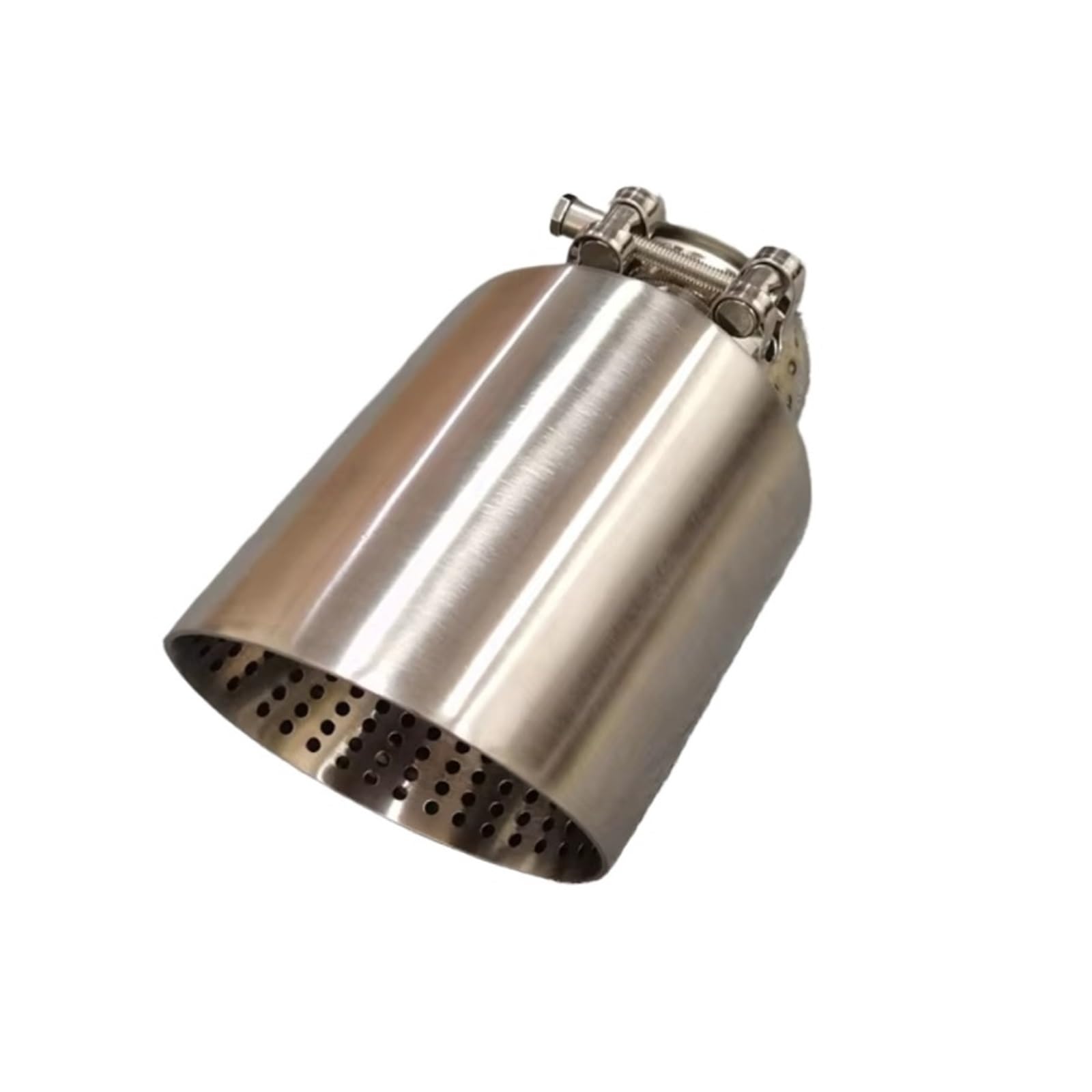 Terminales de escape de acero inoxidable mate con malla protectora para VW Golf 7 7
