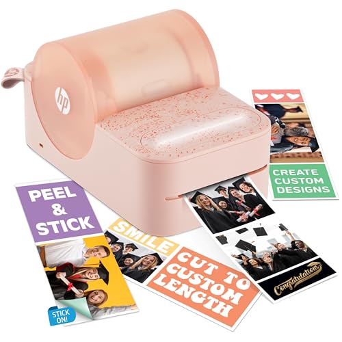 HP Sprocket Panorama Instant Color Label & Smartphone Photo Printer -...