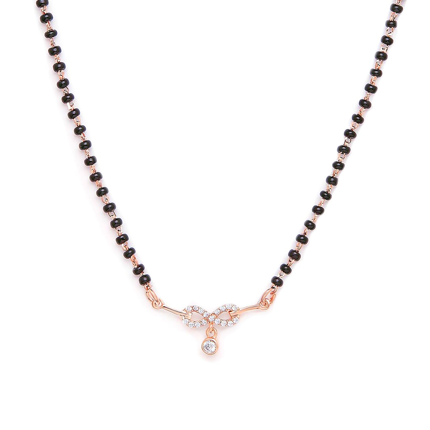See full amazon price history chart for ZAVYA 925 Sterling Silver Infinity with CZ Rose Gold Plated Mangalsutra | Gift for Women | With Authenticity Certificate & 925 Stamp ZAVYA 925 Sterling Silver Infinity with CZ Rose Gold Plated Mangalsutra | Gift for Women | With Authenticity Certificate & 925 Stamp (B0BT7R9W7V) Amazon Price History, Amazon Price Tracker