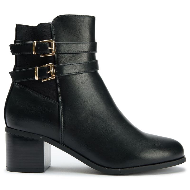 SOLE Solesister Jodi Chelsea - Botas anchas, Black, 37 EU