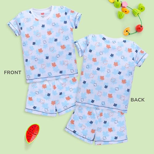 Image of LuvLap Baby Boys Regular Fit 100% Cotton Half Sleeves Boys T-Shirts and & Shorts Set Pack of 3