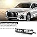 LQI Front Bumper Lower Grille Cover Trim Black Compatible with Audi Q3 2019-2024 Without S-Line Package AU1036120, 83A807683A9B9, 104-11644