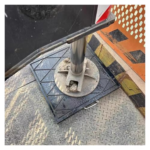 4er-Pack Hochleistungs-Auslegerpolster für Kräne – 3 Zoll dicke Stabilisator-Stützpolster für Betonpumpen, Hubsteiger, Wohnmobile, Nivellierung von Campern – 70 x 70 x 7 cm (27,6 x 27,6 x 2,