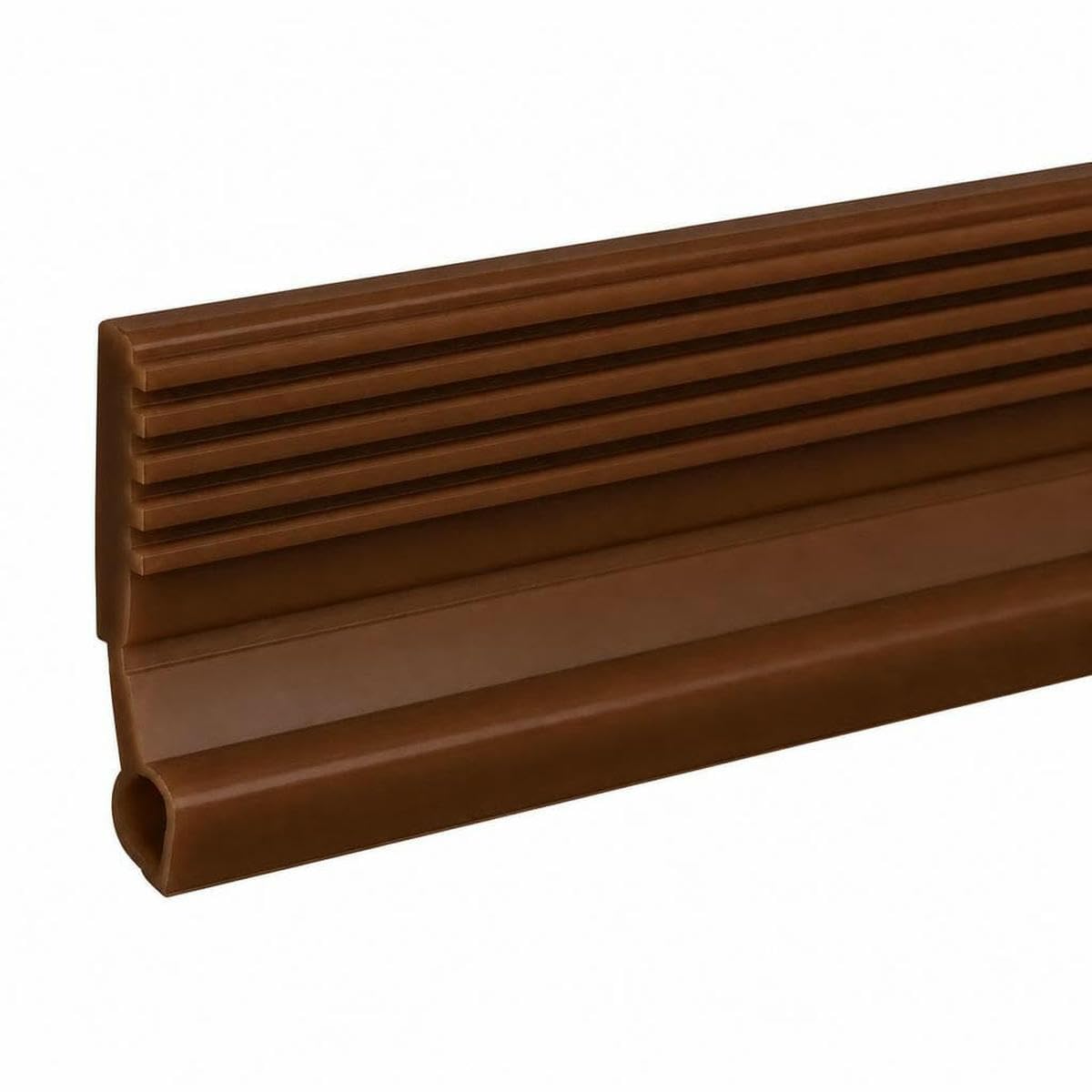 Tbskuy Brown-S New Door Bottom Sealing Strip 1M Windproof Dust Stopper Guard Rain Weatherstrip Noise Reduction Insulator Sealer Home Hardware-1M