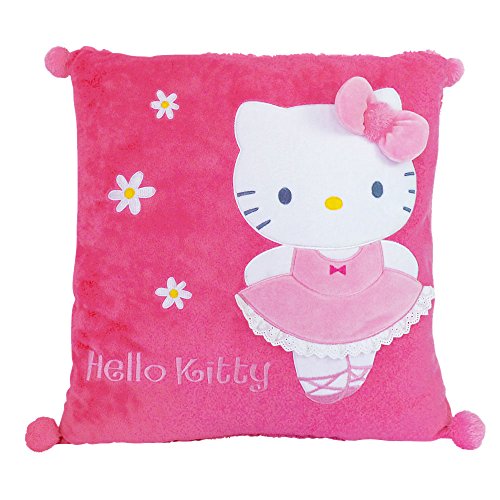 Hello Kitty - 711392 - Ameublement et Décoration - Coussin Carré - Ballerine, Rose