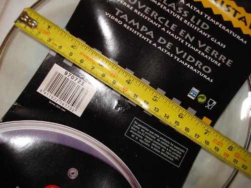 Ibili 970722 glass lid with steam hole 22 cm, Transparent/Silver/Black - Image 2