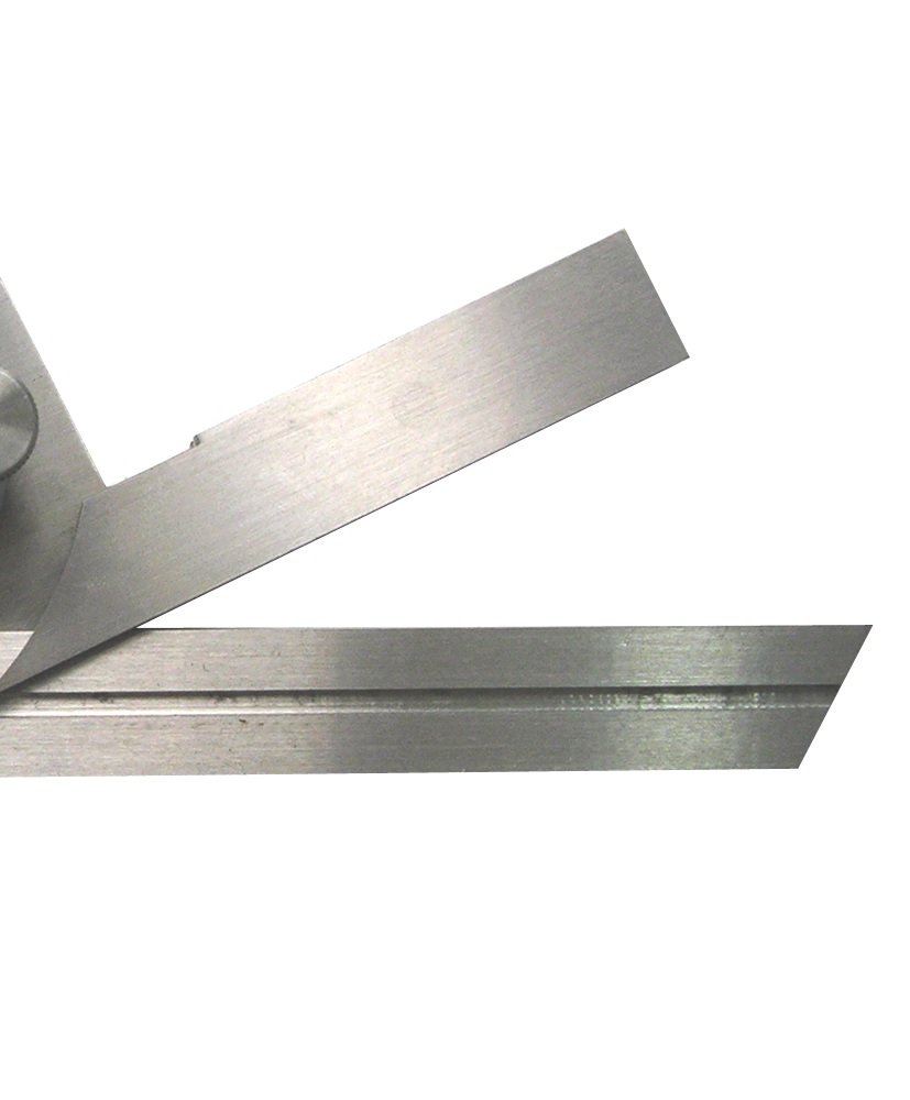 CNC QUALITÄT Universal-Winkelmessgerät 4x90° mit Messuhr - Schienen 150/300 mm