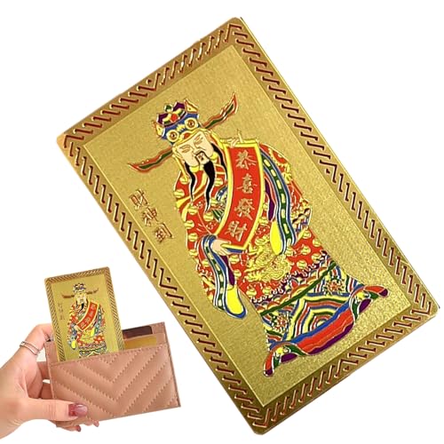 Bild: Generico Karte des Gottes des Gottes ? traditioneller aus vergoldetem Kupfer | chinesische -Dekoration, f�r Auto, Tasche, Gesch�ft, Haus, Schule, B�ros, Sofas, Vitrinen f�r 4,34 EUR bei amazon.de