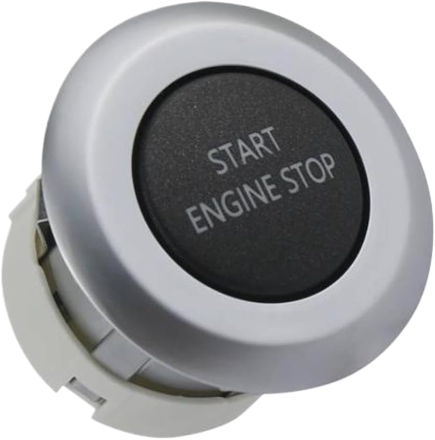 Engine Start Stop Keyless Ignition Switch Button Compatible With Discovery LR4 2010 2011 2012 2013 2014 2015 2016 Sport 2010 2011 2012 2013 LR014015