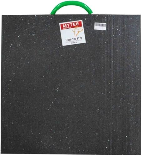 Miniatura 8 de Mytee Products Paquete de 4 almohadillas medianas de 24 x 24 x 1.5 pulgadas, color negro para grúa, camión de remolque