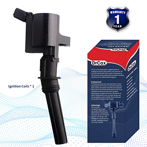 DrCax OEM Ignition Coil DG508 FD503 DG472 DG457 DG491 Compatible with Ford Mercury Lincoln 04-08 F150 F250 F-350 MUSTANG CROWN VICTORIA EXPEDITION - V8 4.6L 5.4L Engines - 1 Pack