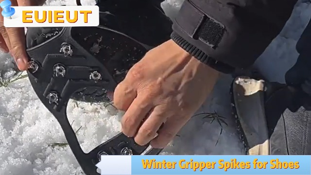 Crampons Neige Letz You Grip – Taille M – Hiver Randonnée Jardin – Neuf