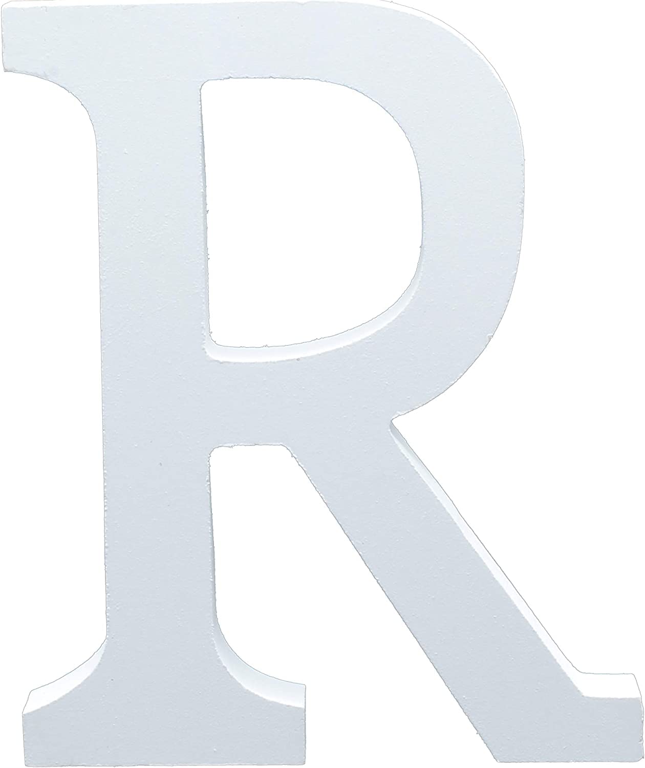 White Wooden MDF Letter R - Size 30cm Tall - Free Standing Wooden Letters for Arts & Crafts Personalized Name Decor — image 1