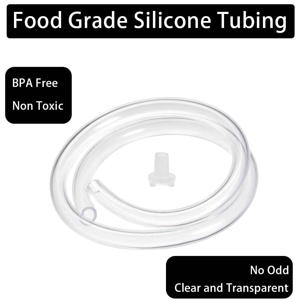 JoyTube Replacement Silicone Tubing For Water Bottle Pump, High