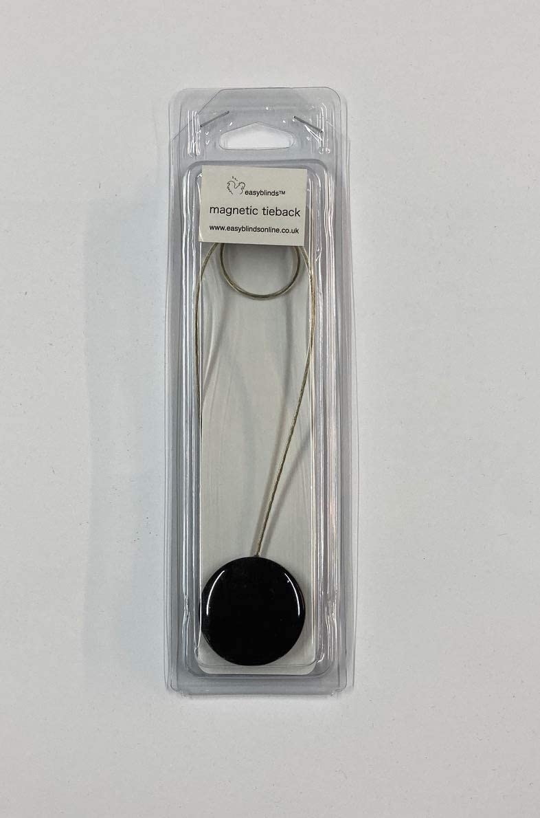 Easyblinds Magnetic Curtain Tieback (Black)
