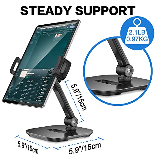 Support pivotant 360 pour tablette 13.5 pouces idéal vitrine et réception - 2