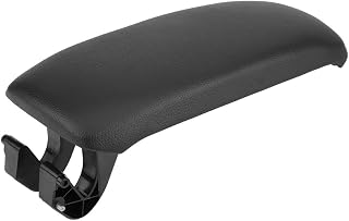 Armrest Cover, Car Center Console Armrest Lid Cover Black Leather Armrest for Audi A3 8P / A5 2003-2013 8P0864245P(Leather)