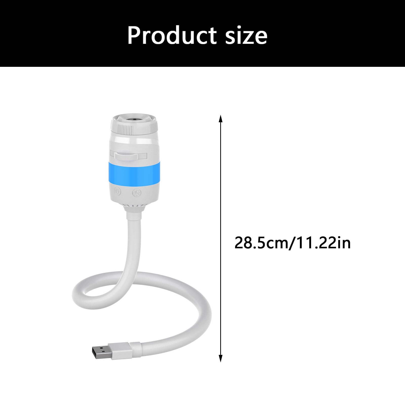 Lampada USB a proiezione stella, B