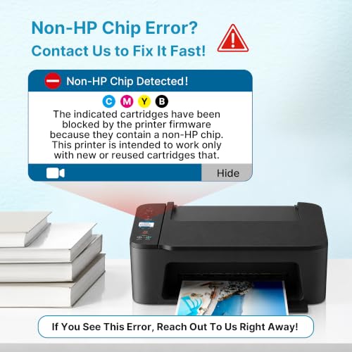 Image of 910 XL for HP 910xl Ink Cartridges Combo Pack Compatible with HP 8020 Printer Ink Cartridges HP910 Work for Officejet 8015 8020 8028 8035 Printer, Black Color 5 Pack
