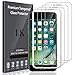 LK Compatible avec iPhone 7 Plus/iPhone 8 Plus Verre Trempé, 3 Pièces,Protection écran,Cadre d'installation Facile,Dureté 9H,Protection d'écran Verre Trempe Vitre,LK-X-54