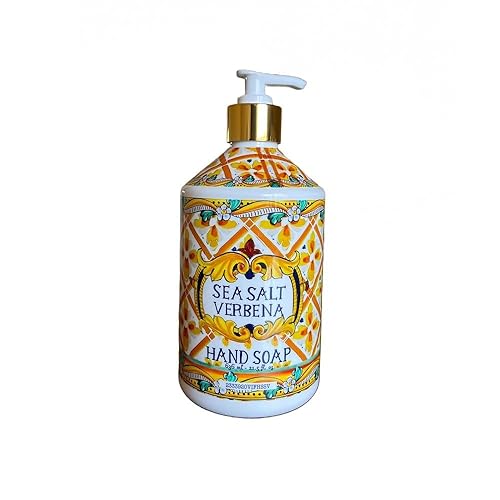 Miniatura 4 de Home and Body Company - Jabón de manos Villa Flora Collection 16 FL16.0 fl oz botellas infundidas con aceites esenciales, sal marina, verbena,