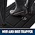 Smiry Dog Door Mat for Muddy Paws Indoor Entrance, Absorbs Moisture and Dirt Low-Profile Doormat, Washable Mat Front Door mat for Floor Home Entryway (30x20 Inches, Black)