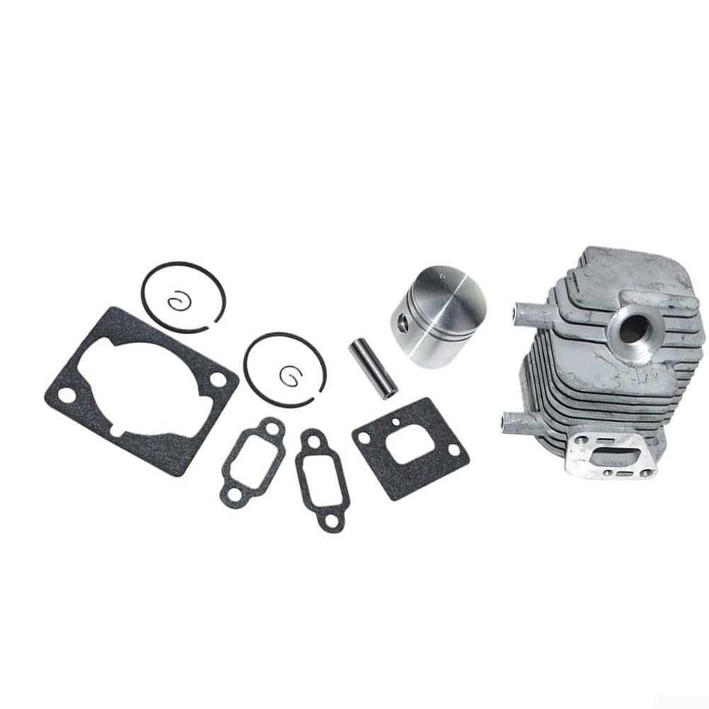 Cylindre et kit compatibles avec Echo SRM-1500 SRM-2300 PB-1000 LHS-3000 TC-2100, kit de reconstruction de moteur en métal avec joints pour réparation d'équipement électrique extérieur