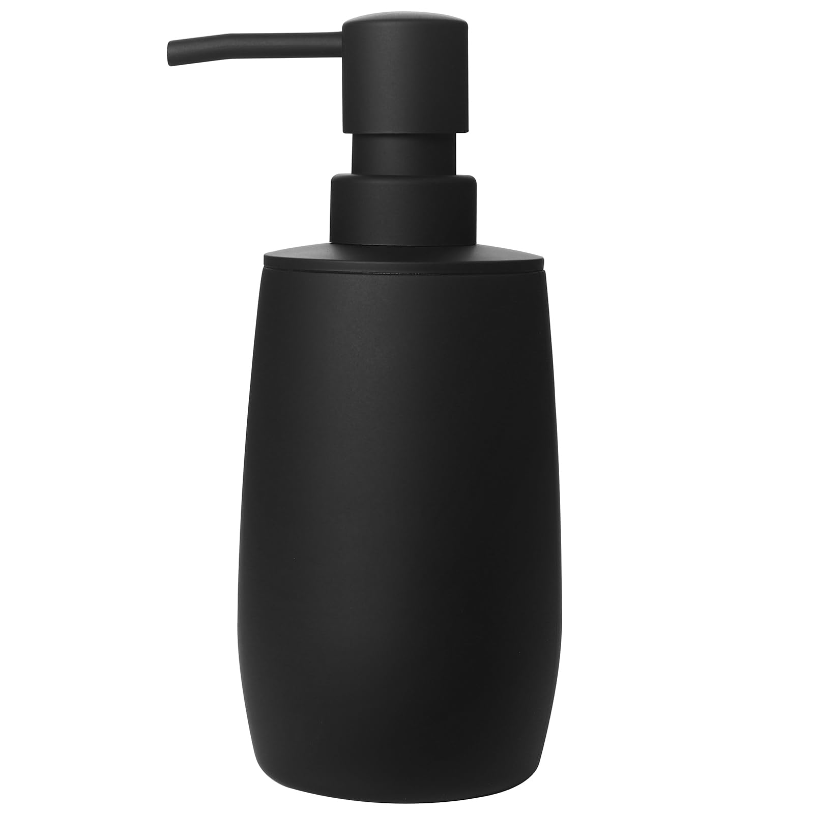 AJEUNGAIN Hand Soap Dispenser, Black Soap Dispenser Bathroom, Refillable Washing Up Liquid Dispenser Kitchen (Black)
