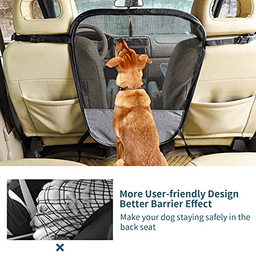 Petsfit Hundegitter Auto für Hunde Universal Trenngitter Hundenetz Auto Hunde mit Aufbewahrungstasche,Verstellbares Seil und Haken,SUV Hundegitter für den sicheren Transport