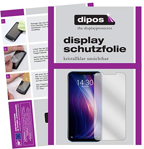 dipos I 6X Protector de Pantalla Compatible con Meizu X8 pelicula Protectora Claro