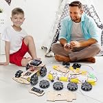 RC Kit de voiture robot pour les enfants 8-12 12-16, STEM Les kits scientifiques, STEM Projets, dons pour 8 9 10 11 12 13 14 15 16 Année Vieux Garçons Filles Adolescents, Ingénierie Cool Construction Jouets