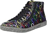 Absatzform: Flach Rieker Damen Z1235 Schn rstiefel, Black Multi Z1235 90, 39 EU