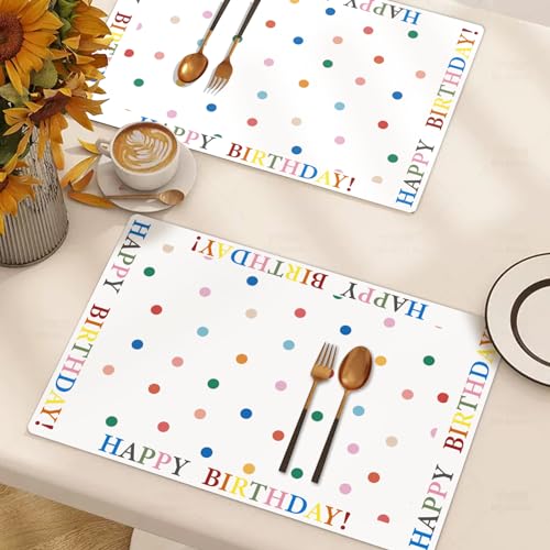 Wrapaholic WPPM-50P-BD-DD 50 Sheets Birthday Paper Place Mats thumb #2