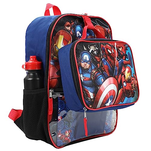 Marvel Comic Book Universe Superheroes 4-Piece Backpack Set For Boys #TOP2