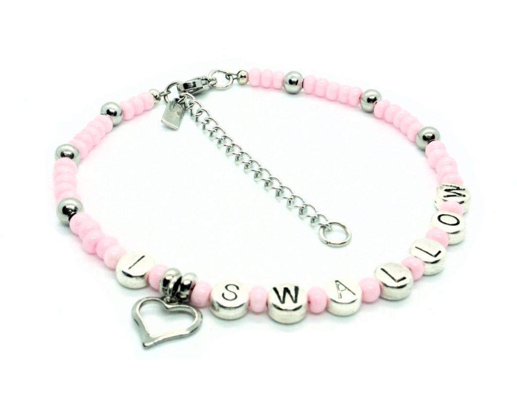 I Swallow Anklet - I Love to Swallow Cum Anklet Bracelet Choker Collar Jewelry