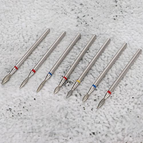 Kit de 7 Pzas Puntas de Taladro para Manicura miniatura 2