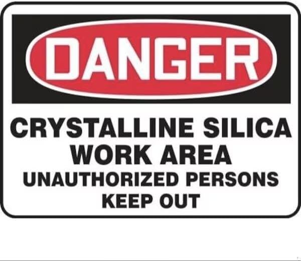 OSHA DANGER SAFETY SIGN CRYSTALLINE, Mfr: MCHG144VA-A