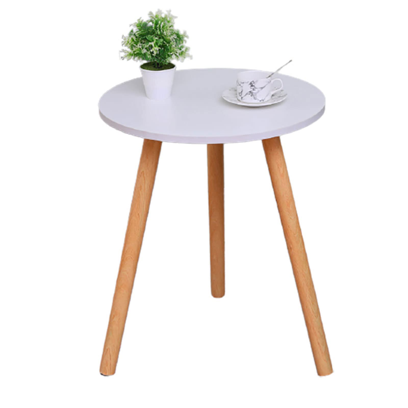 Table de chevet ronde gain de place pour petits espaces