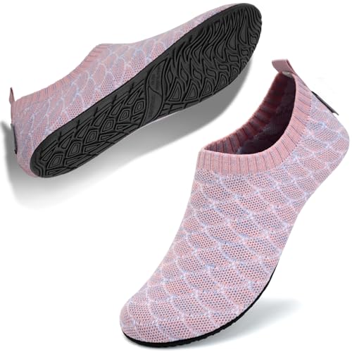 Image of WateLves Barefoot Water Shoes for Women Men Travel Slippers Socks House Shoes Quick-Dry Aqua Socks for Beach Swim Pilates Yoga Dancing Camping Must Haves