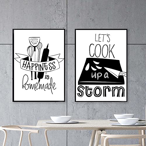 Toile cuisine Mais d'abord nous mangeons pour une décoration murale de salon chaleureuse